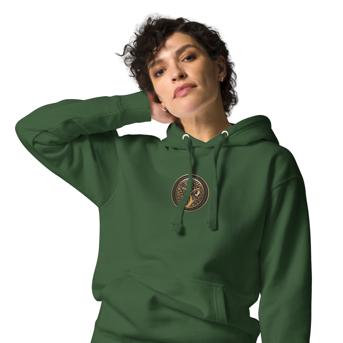 Common Ground Tree of Life Embroidered Unisex Hoodie